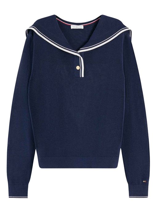 Maglione scollo alla marinara Tommy Hilfiger | WW0WW50092C1G